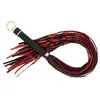 Fetish Collection - Flogger 64 cm - Rood en Zwart