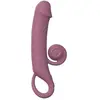Online Only - Double Lust Realistische Snail Vibrator - Paars