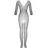 Besired Catsuit Vaera Met Open Kruisje - Zwart