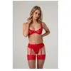 Christine le Duc - 3 delige BH set - Lingerie Erotisch - Jarretelgorde...