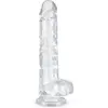EasyToys Jelly Dildo met ballen - 19 cm