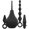EasyToys Online Only Anale Plug en Douche Set - Zwart