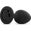 EasyToys Anale Plug met Kristal - Zwart