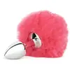 EasyToys Online Only Fox Tail Aluminum Plug - Roze