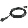 Perel Câble d'extension 5M - LUDECO - PL7011.161 - Noir - IP44 - Hauteur 3mm - Profondeur 500mm - Largeur 5mm