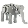 Toi-toys 3d Puzzel Olifant Junior 31,5 Cm Foam Grijs 75-delig