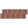vidaXL Clôture de jardin WPC 1737x186 cm Marron