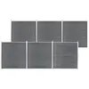 vidaXL Clôture de jardin WPC 1045x186 cm Gris
