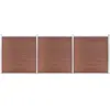 vidaXL Clôture de jardin WPC 526x186 cm Marron