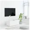 vidaXL Meuble TV Blanc 80x34x30 cm Aggloméré