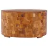 vidaXL Table basse 60x60x35 cm Bois de teck massif