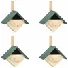 vidaXL Nichoirs 4 pcs 24x16x30 cm Bois de sapin