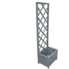 vidaXL Jardinière en treillis 40x30x135 cm Bois de sapin massif