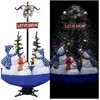 vidaXL Arbre de Noël neigeux avec base de parapluie Bleu 170 cm PVC