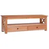 vidaXL Meuble TV 120 x 30 x 40 cm Bois d'acajou massif