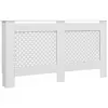 vidaXL Cache-radiateur Blanc 152x19x81,5 cm MDF