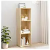 vidaXL Bibliothèque/Meuble TV Chêne sonoma 36 x 30 x 114 cm Aggloméré