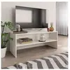 vidaXL Meuble TV Blanc 100 x 40 x 40 cm Aggloméré