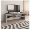 vidaXL Meuble TV Gris béton 120 x 40 x 40 cm Aggloméré
