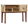 vidaXL Table console 115x30x76 cm Bois de manguier massif brut