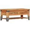vidaXL Table basse 110x52x45 cm Bois d'acacia solide