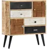 vidaXL Buffet 70 x 30 x 78 cm Bois de manguier massif