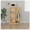 vidaXL Bibliothèque/Buffet chêne sonoma 66x30x98 cm bois d'ingénierie