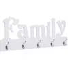 vidaXL Porte-manteau mural FAMILY 74x29,5 cm