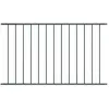 vidaXL Panneau de clôture Acier enduit de poudre 1,7x1 m Anthracite