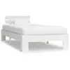 vidaXL Cadre de lit Blanc Bois de pin massif 90 x 200 cm