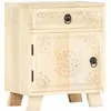 vidaXL Table De Chevet 40 X 30 X 50 Cm Bois De Manguier Massif