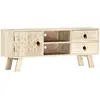 vidaXL Vidaxl Meuble Tv 110 X 30 X 44 Cm Bois Massif De Manguier