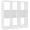vidaXL Bibliothèque Blanc 97,5x29,5x100 cm Bois d'ingénierie