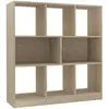 vidaXL Bibliothèque Chêne sonoma 97,5 x 29,5 x 100 cm Aggloméré