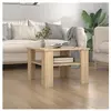 vidaXL Table basse Chêne sonoma 60 x 60 x 42 cm Aggloméré