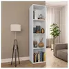 vidaXL Bibliothèque/Meuble TV Blanc 36x30x143 cm Bois d'ingénierie
