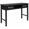 vidaXL Table console Noir 110x45x76 cm Bois