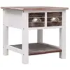 vidaXL Table d'appoint Marron 40x40x40 cm Bois de Paulownia