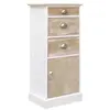 vidaXL Armoire latérale 38x28x86 cm Bois de Paulownia