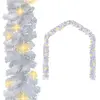 vidaXL Guirlande de Noël avec lumières LED 5 m Blanc