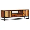 vidaXL Meuble TV 120 x 30 x 40 cm Bois de récupération massif et acier