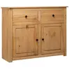 vidaXL Buffet 93x40x80 cm Pin solide Assortiment Panama