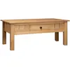 vidaXL Table basse 100x60x45 cm Pin massif Assortiment Panama