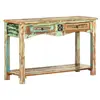 vidaXL Table console 120x40x75 cm Bois solide de récupération
