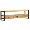 vidaXL Meuble TV 150x30x45 cm Bois solide de manguier