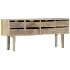 vidaXL Buffet 140 x 30 x 60 cm Bois de manguier massif
