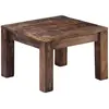 vidaXL Table basse 50x50x35 cm Bois de manguier massif