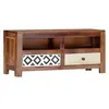 vidaXL Meuble TV 90x30x40 cm Bois solide