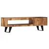 vidaXL Meuble TV 140x30x40 cm Bois massif de Sesham