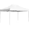 vidaXL Tente de réception pliable Aluminium 4,5x3 m Blanc
